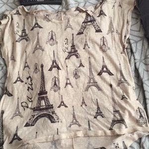 Eiffel tower Short sleeve shirt
